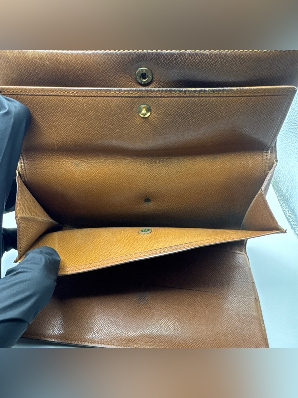 Vintage Louis Vuitton Portefeuille Sarah Monogram Long Wallet 1990 France - Picture 12 of 15
